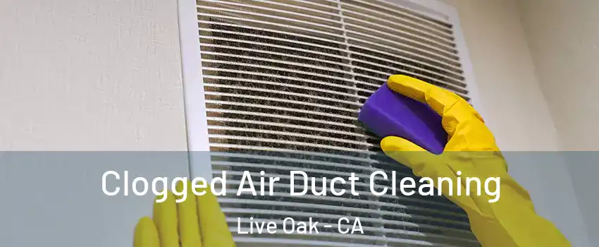  Clogged Air Duct Cleaning Live Oak - CA