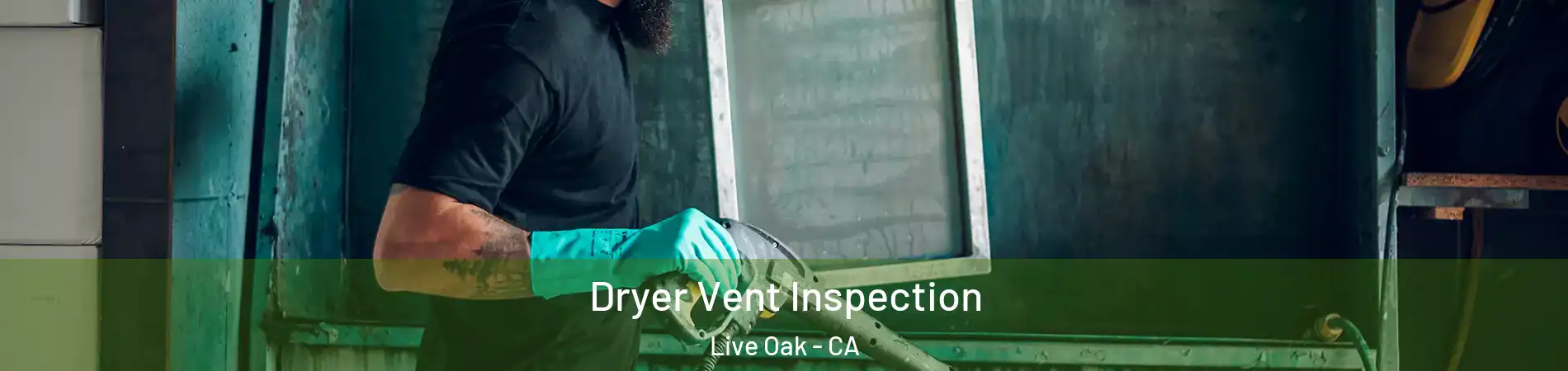  Dryer Vent Inspection Live Oak - CA